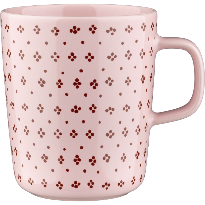 Muija Mug 25 cl, Pink / Chestnut