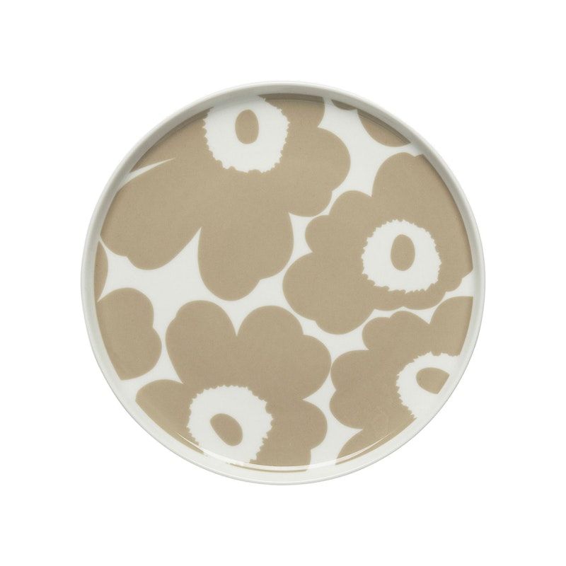 Oiva/Unikko Plate 20 cm, Beige