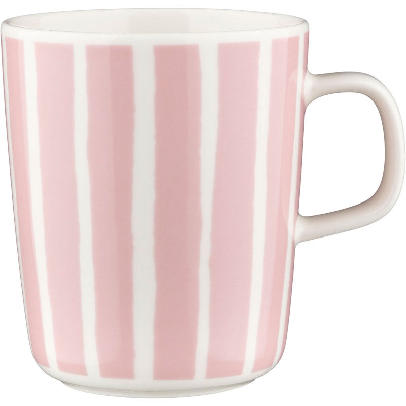 Piccolo Mug 25 cl, White / Pink