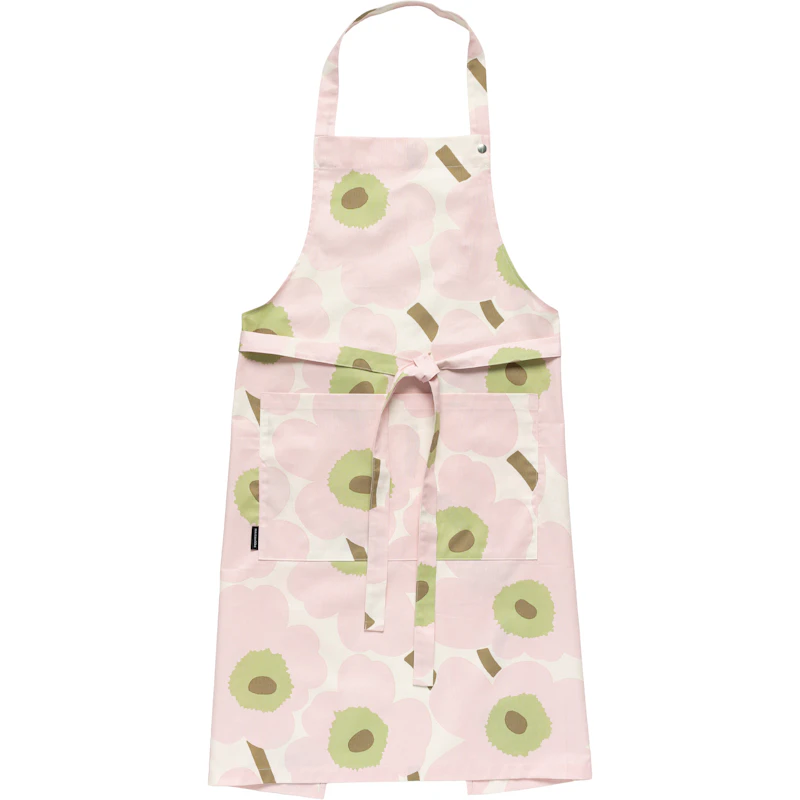 Pieni Unikko Apron, Pink / Sand / Pear
