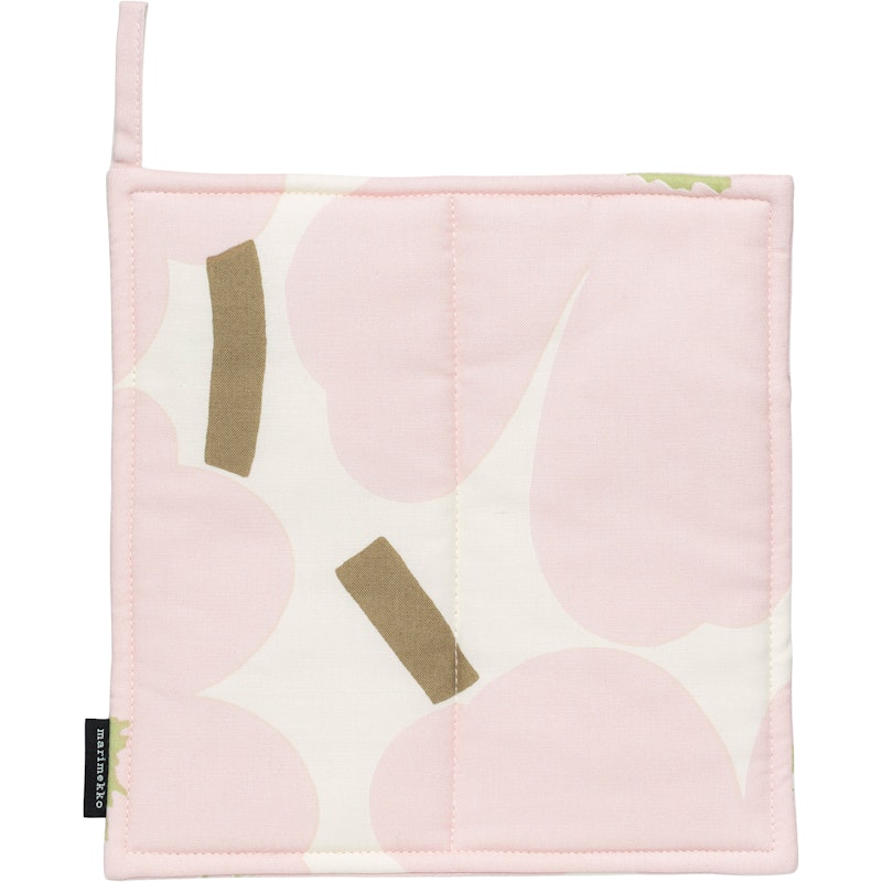 Pieni Unikko Pot Holder, Pink / Sand / Pear