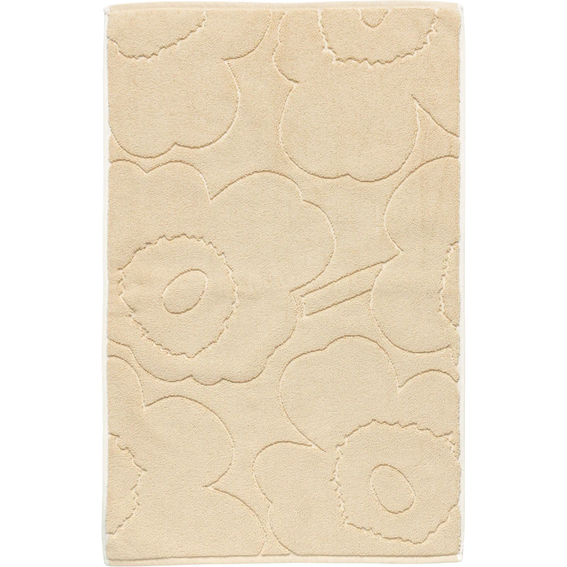 Piirto Unikko Bath Mat 50x80 cm, Straw / Off-white