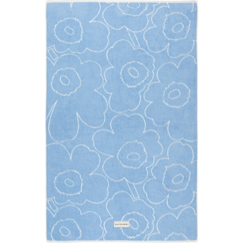 Piirto Unikko Bath Towel Light Blue / Off-white, 100x160 cm