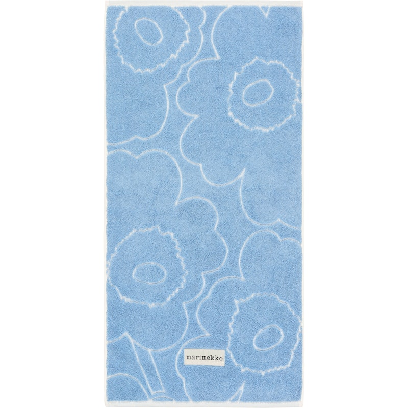 Piirto Unikko Hand Towel Light Blue / Off-white, 50x100 cm