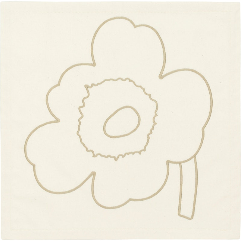 Piirto Unikko Napkin 43x43 cm 3-pack, Off-white / Straw