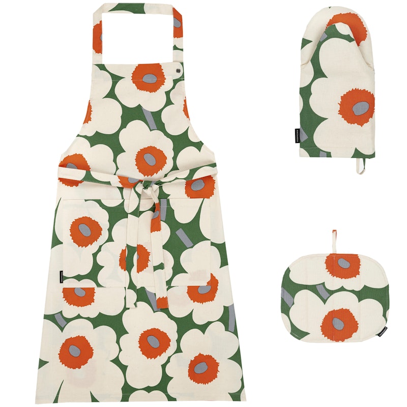 Pieni Unikko Kitchen Textile Set 3 Pieces