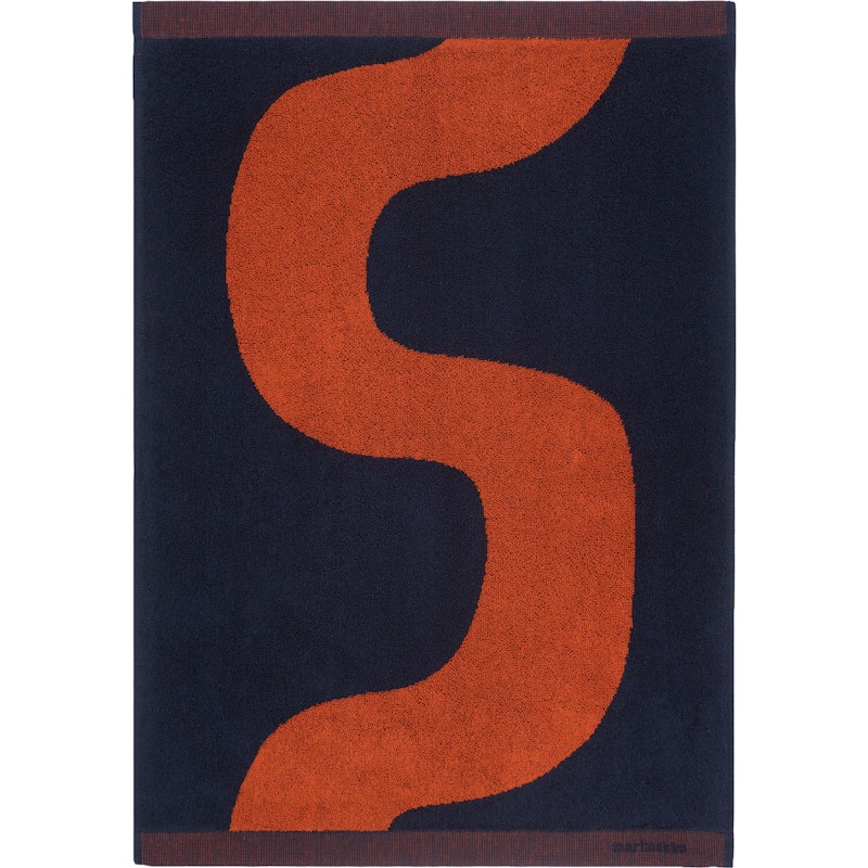 Seireeni Towel Rooibos / Dark Blue, 50x70 cm