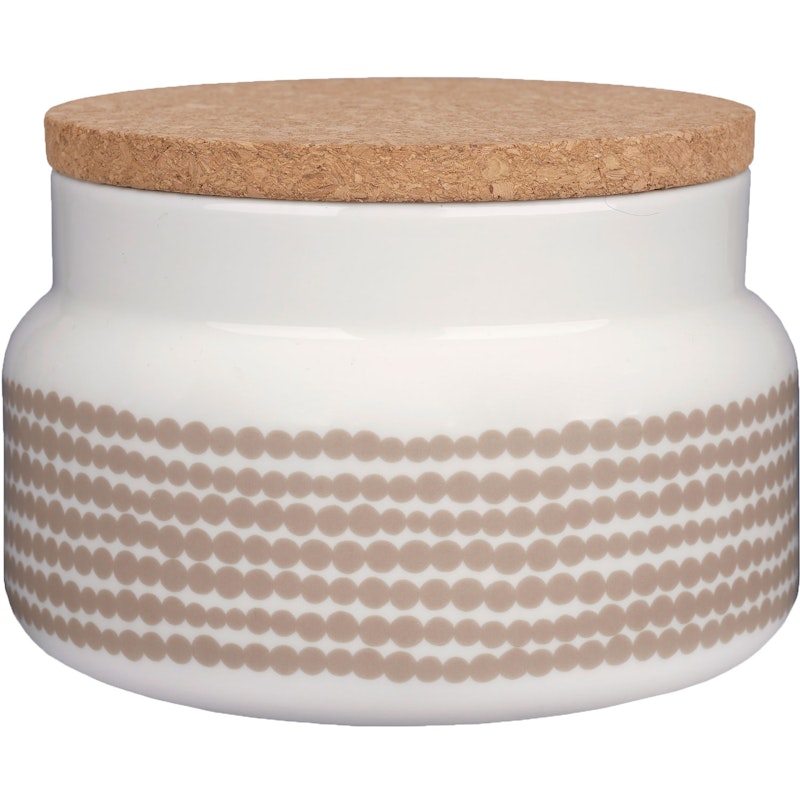 Oiva/Siirtolapuutarha Jar 70 cl, White / Clay