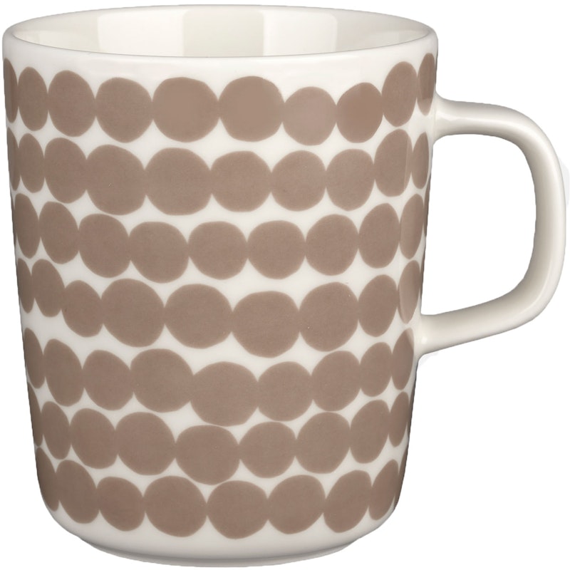 Oiva/Siirtolapuutarha Mug 25 cl, White / Clay