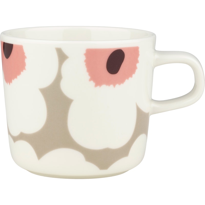 Oiva/Unikko Cup 20 cl, Powder / Clay / Dark Wine