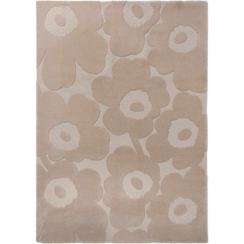Unikko Rug 200x300 cm, Light Beige