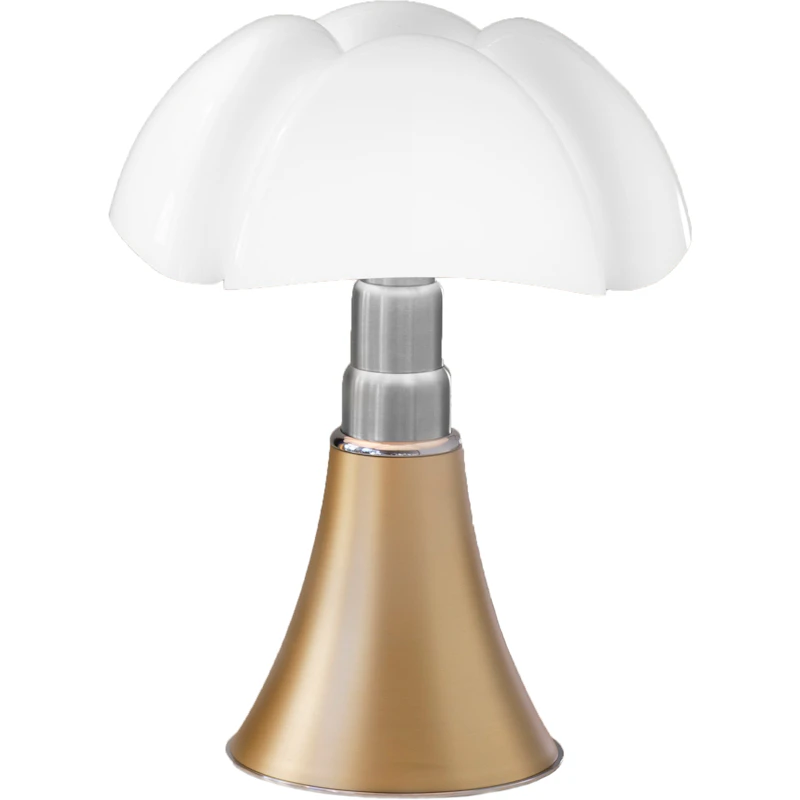 Pipistrello Mini Table Lamp, Satin Brass
