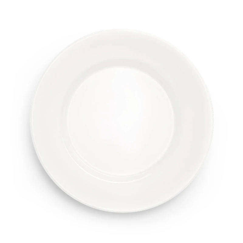 Basic Plate 25 cm, White