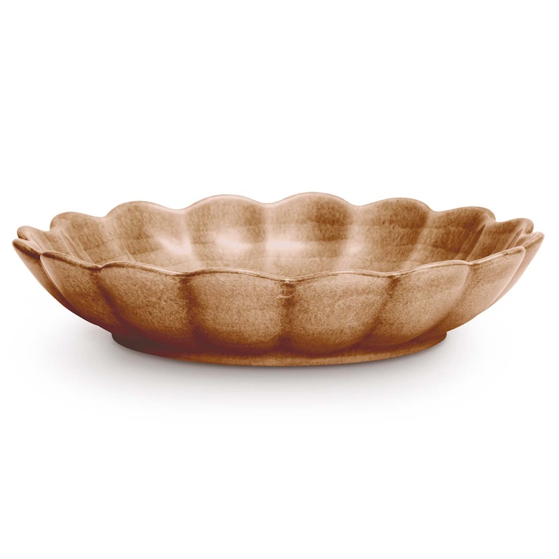 Oyster Bowl 24 cm, Cinnamon