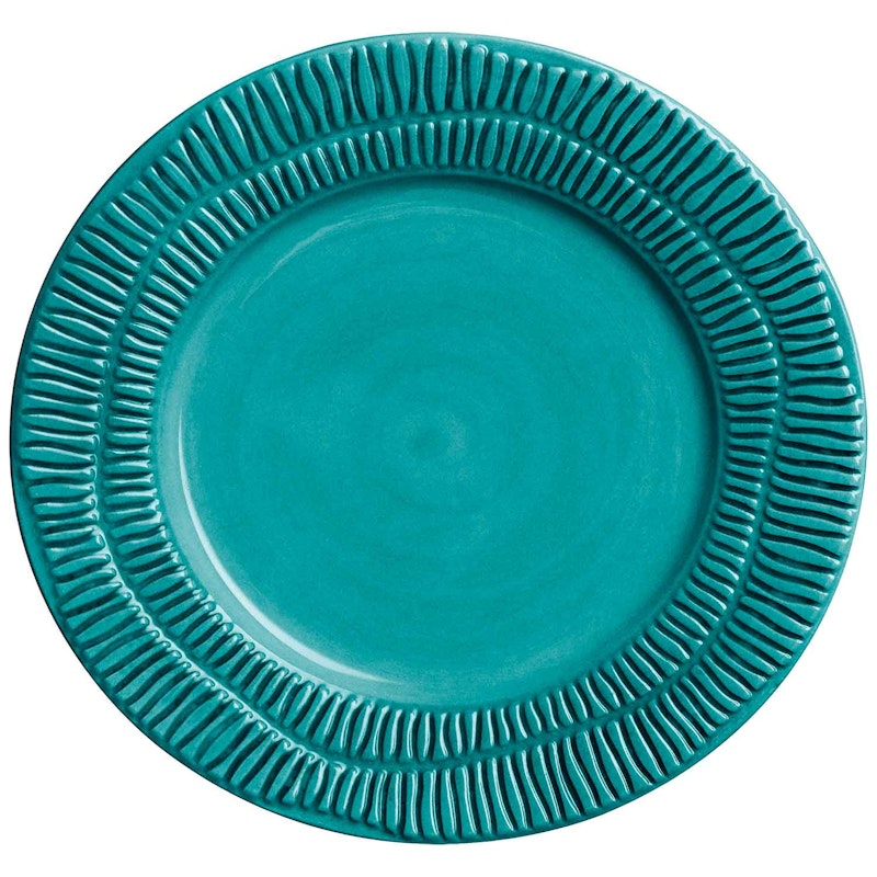 Stripes Plate 21 cm, Ocean 