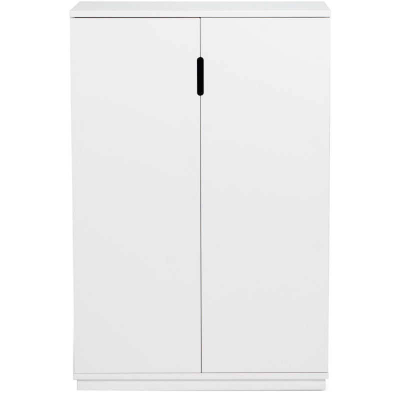 Aoko Cabinet White, Covered Doors