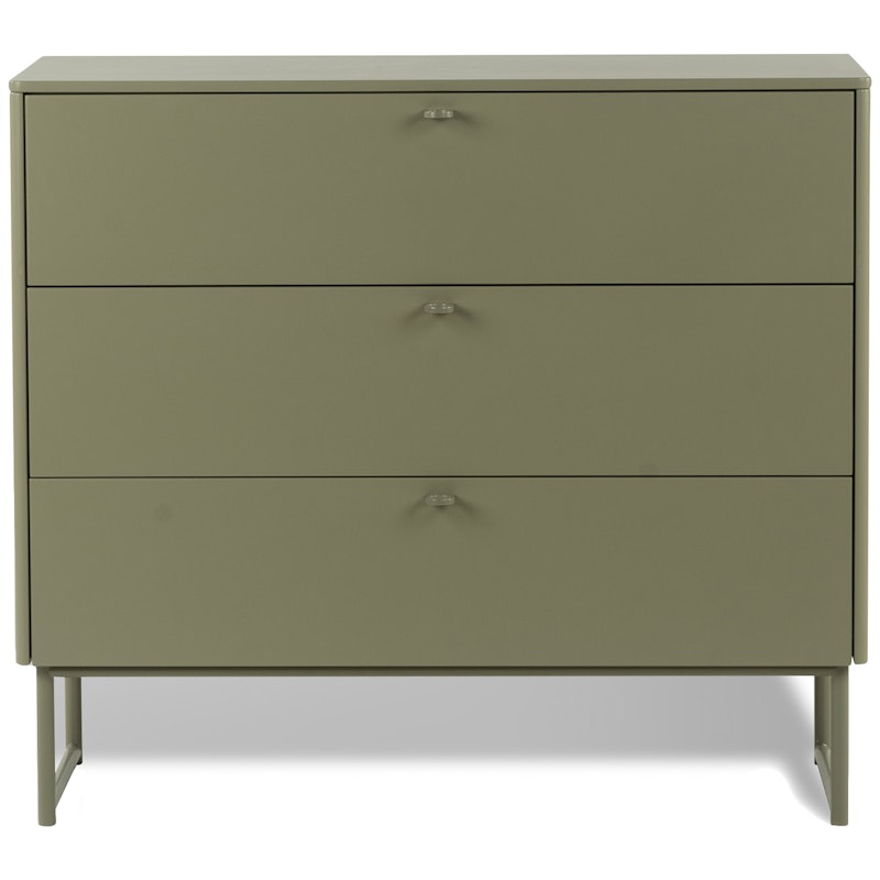Deus Chest Of Drawers Olive, 3 Drawers