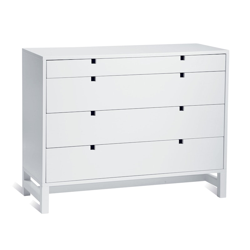 Falsterbo Chest Of Drawers, 4 Drawers, White Lacquer
