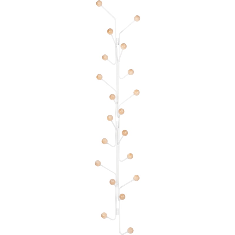 Bill Coat Rack Vertical, White / Birch