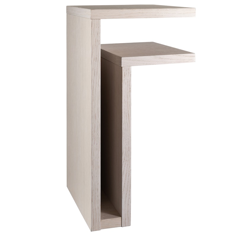 F-Shelf Wall Shelf Right, White Oak