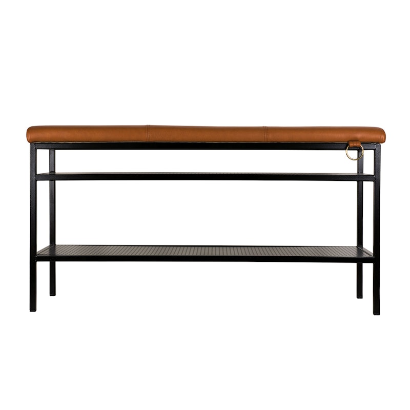 Nancy Bench, Black/Cognac