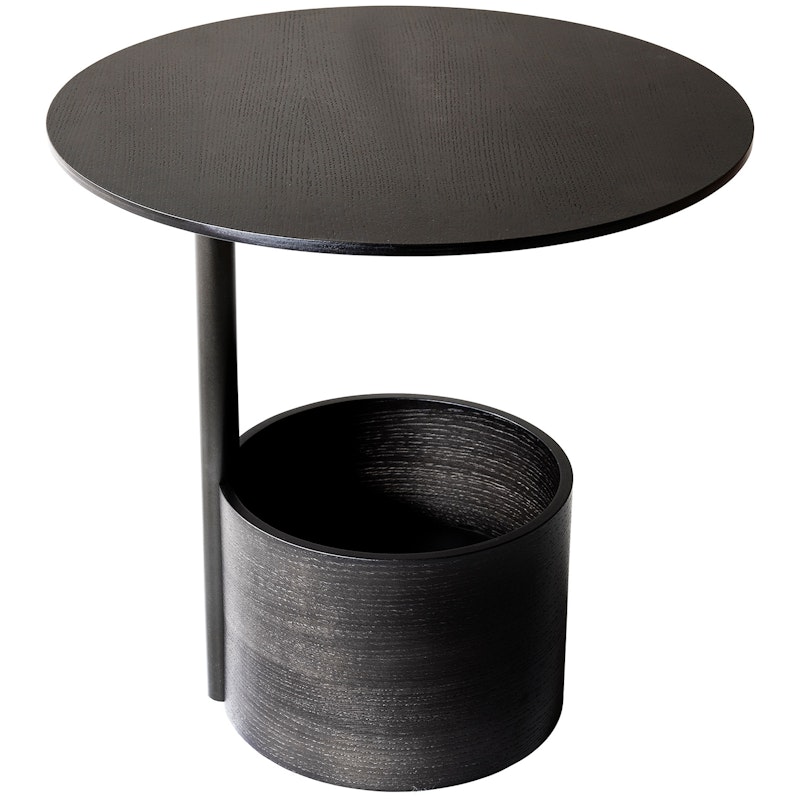 Parasol Coffee Table Ø50 cm, Dark Stained Oak