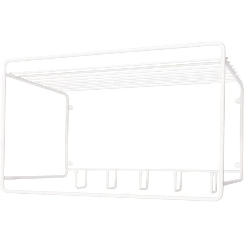 Uptown Hat Rack, White