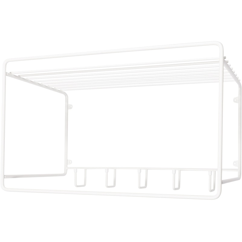 Uptown Hat Rack, White