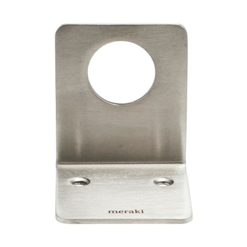 Supply Wall Bracket, Brushed Silver Finish