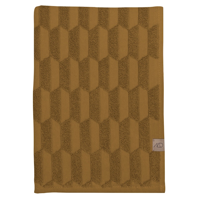 Geo Towel 70x133 cm, Curry