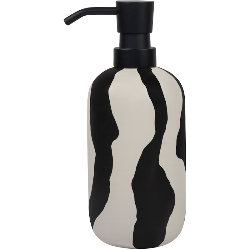 Icon Soap Dispenser, Black / Off-white