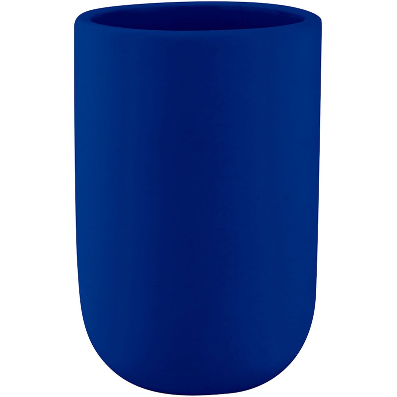 Lotus Toothbrush Holder, Cobalt-blue