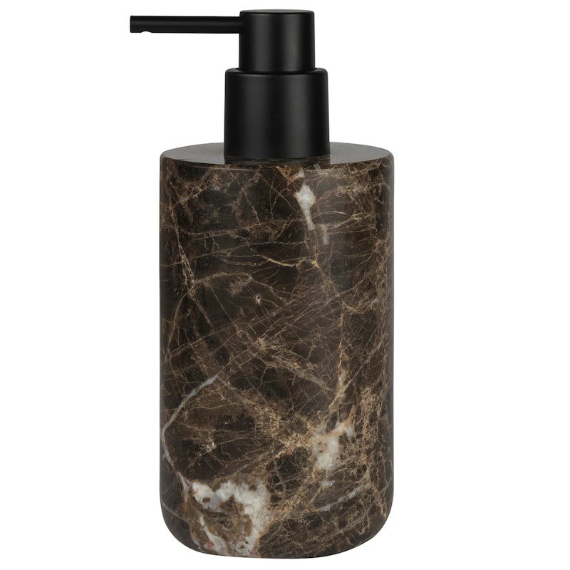 Marble Soap Dispenser Hög, Brown