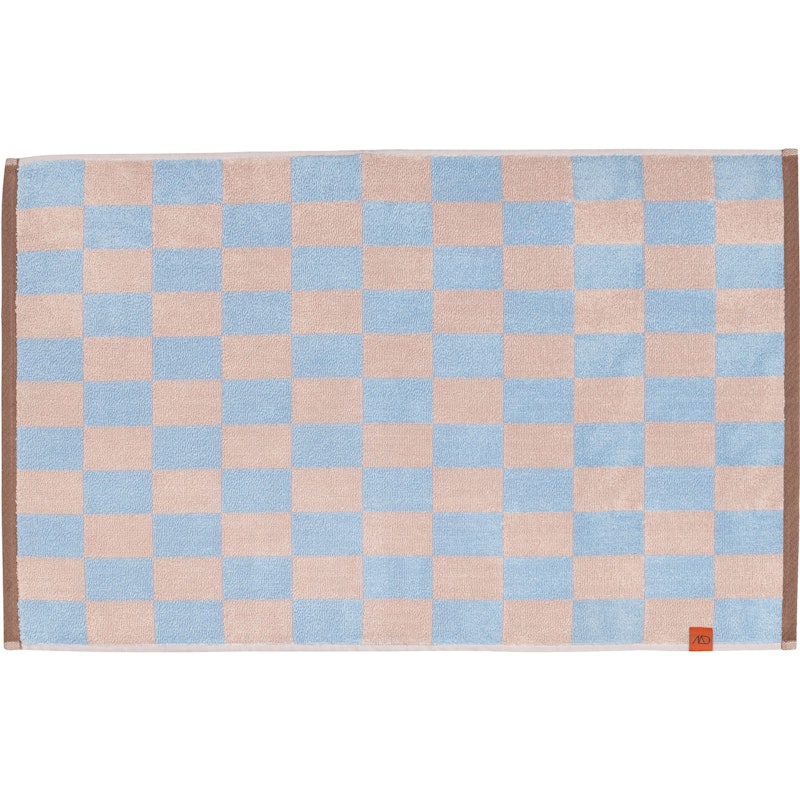 Retro Bath Mat 50x80 cm, Light Blue
