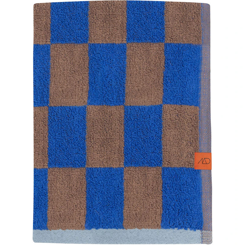 Retro Bath Towel 70x133 cm, Cobalt-blue