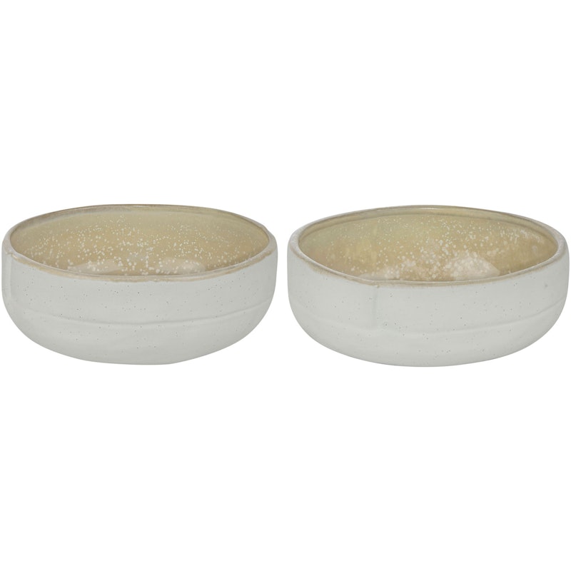 SAND GRAIN Bowl 2-pack Large, Straw