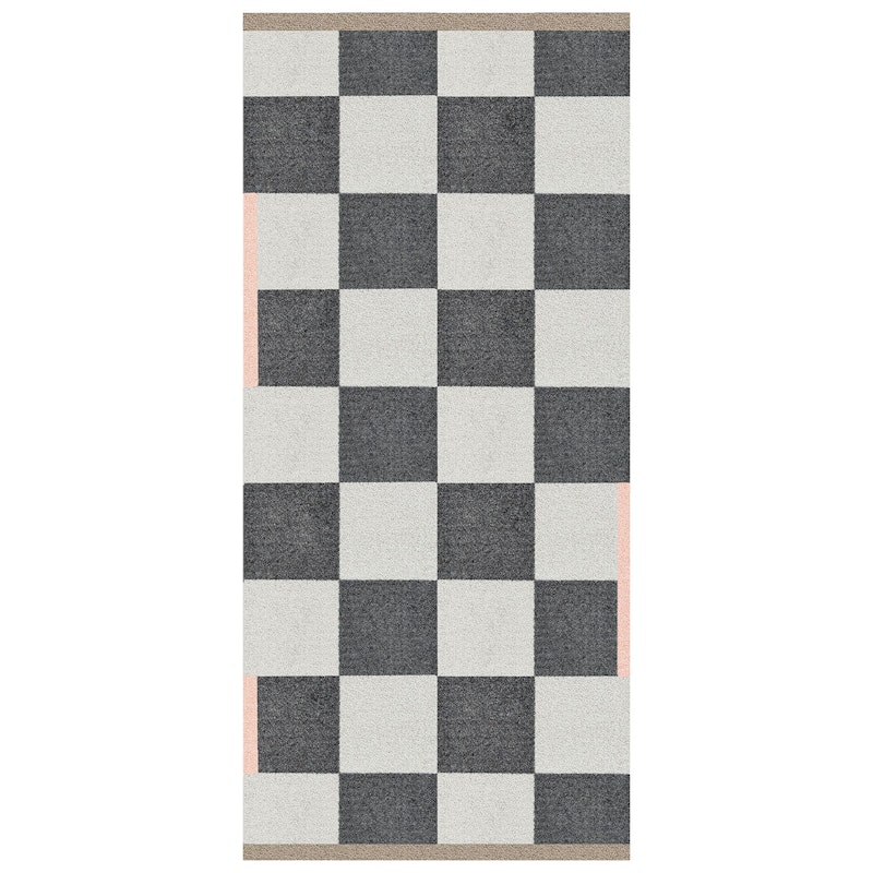 SQUARE Rug 70x150 cm, Dark Grey