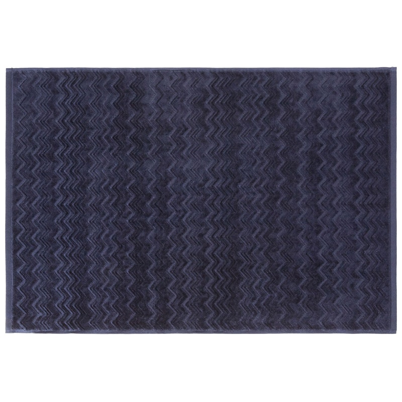Chalk Bath Mat 60x90 cm, Blue