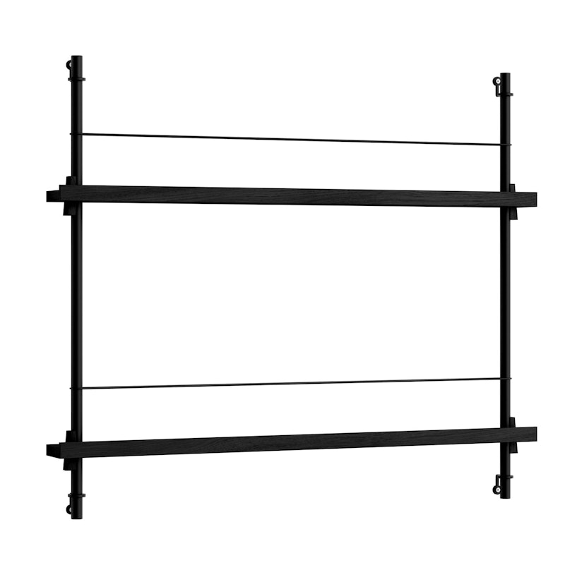 Magazine Shelf 73x85 cm, Black