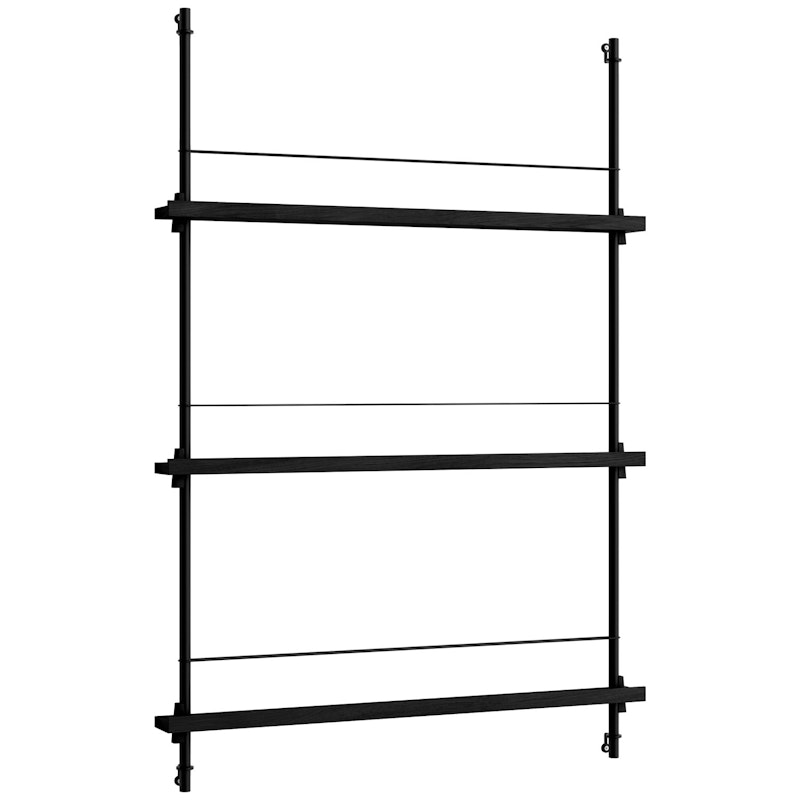 Magazine Shelf 85x123 cm, Black