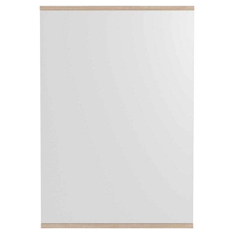 Rectangular Wall Mirror Oak, 70x100 cm