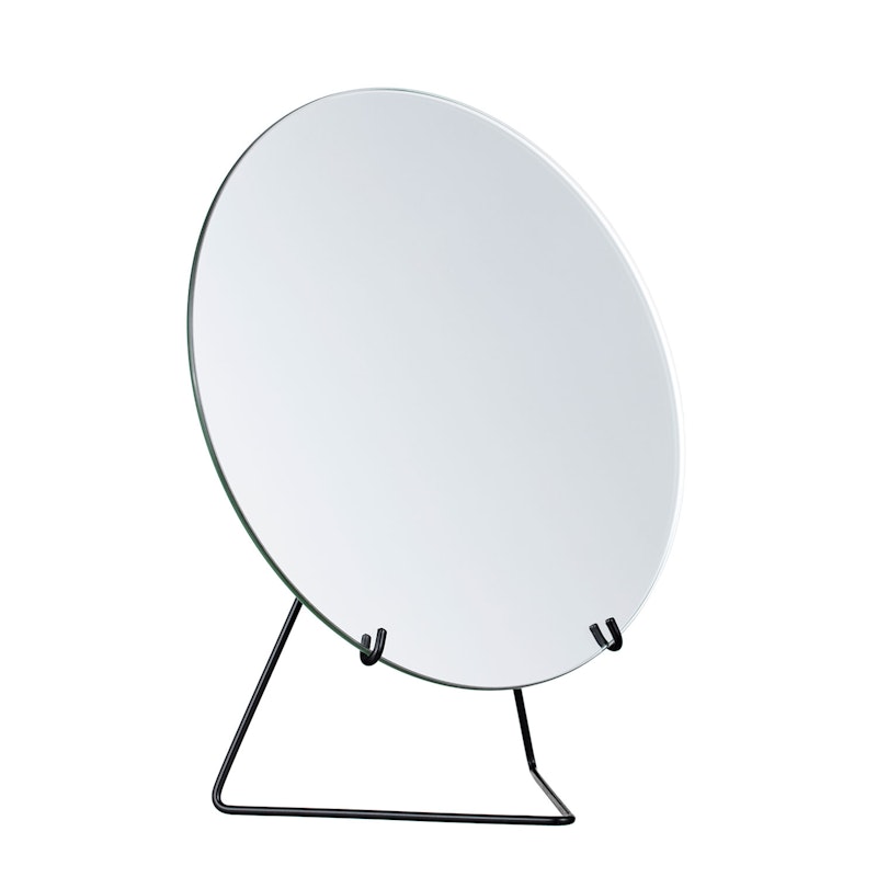 Standing Mirror Ø30, Black