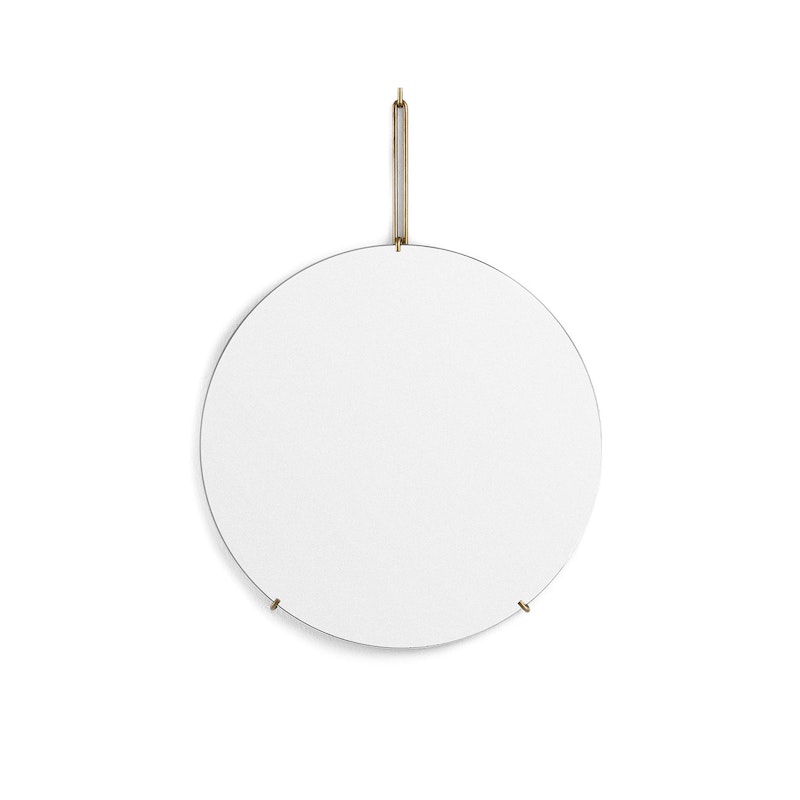 Wall Mirror Ø 50 cm, Brass