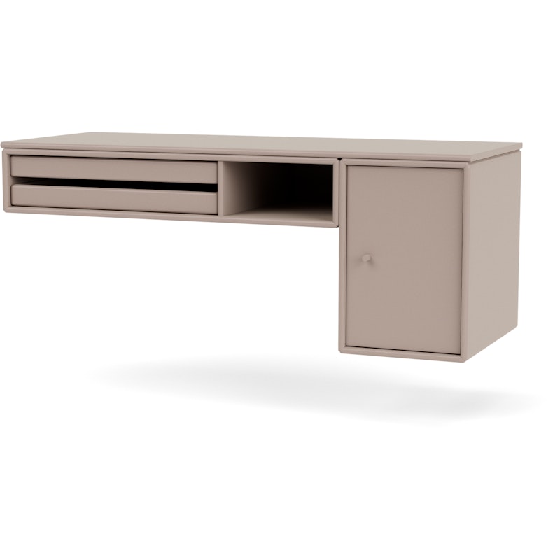 Bureau Wall Hung Desk, Mushroom