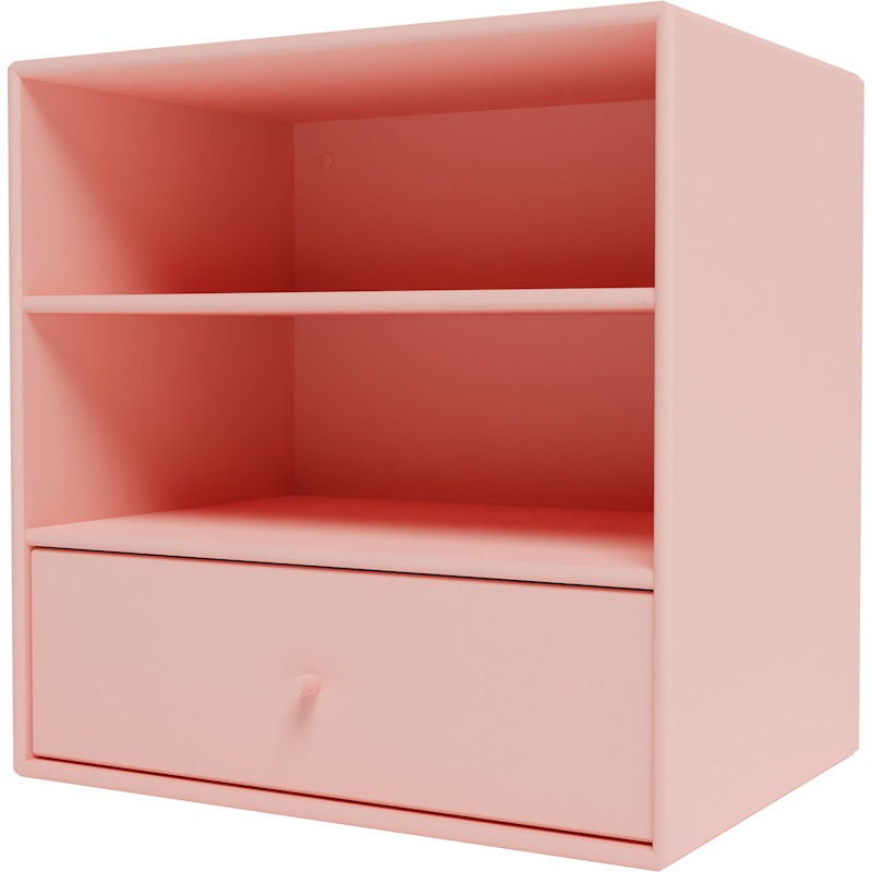 Mini 1005 Shelf With One Drawer, Ruby