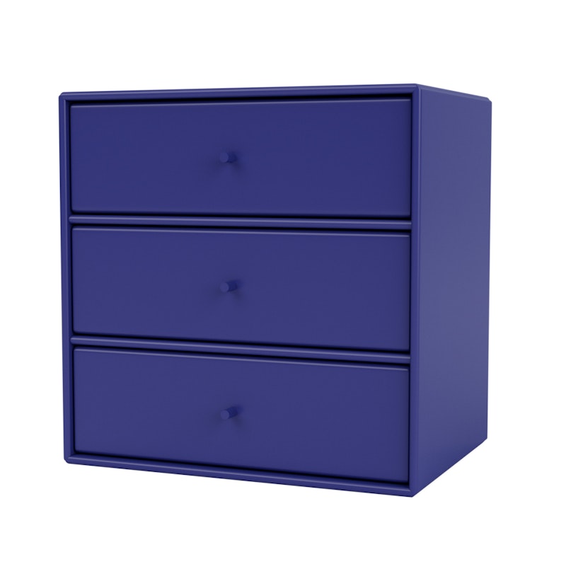 Mini 1007 Shelf With Three Drawers, Monarch