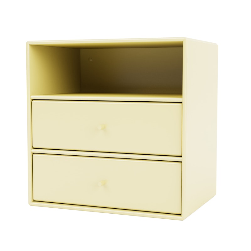 Mini Shelf Two Drawers 1006, Camomile