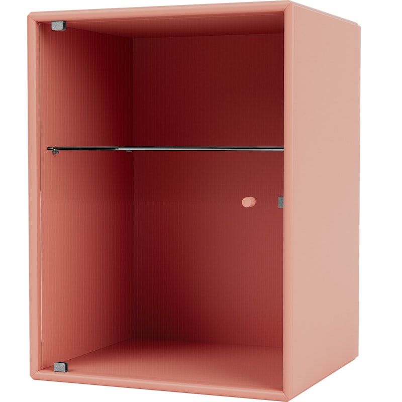 Ripple Wall Cabinet, Rhubarb