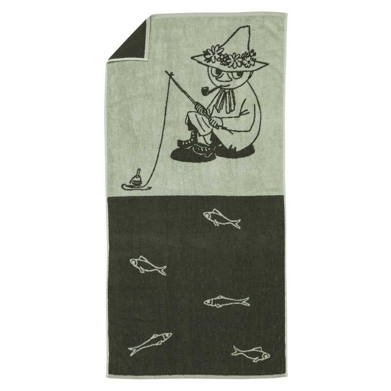 Moomin Bath Towel Snufkin, 70x140 cm