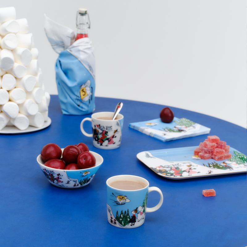 Moomin Winter 2024 Bowl 15 cm, Ski jumping | RoyalDesign
